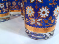 Load image into Gallery viewer, Georges Briard Signed Mid-Century Field of Daisies Highball Glasses (Set of 6)
