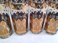 Load image into Gallery viewer, Georges Briard Signed Mid-Century Deco Highball Glasses (Set of 4)
