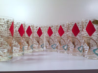 Load image into Gallery viewer, Washington Glass Mid-Century Atomic Glasses (Set of 8)
