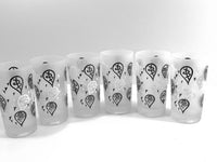 Load image into Gallery viewer, Karoff Original Mid-Century Kant-Spill Drink-N-Snack Server Bar Set (Set of 6 with Wood Carrier)
