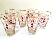 Load image into Gallery viewer, Libbey - Mid-Century I Dream of Jeannie Atomic Glasses (Set of 6)
