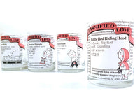 Load image into Gallery viewer, Culver Signed Vintage Classified Love Double Old Fashion Glasses (Set of 4)
