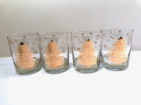 Load image into Gallery viewer, Georges Briard Signed Golden Christmas Tree Double Old Fashion Glasses (Set of 4)
