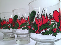 Load image into Gallery viewer, Mid-Century Vintage Christmas Glasses (Set of 7)
