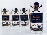 Load image into Gallery viewer, Georges Briard Mid-Century Name Your Poison Glasses (Set of 4)
