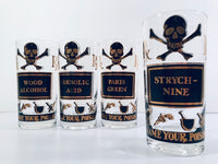 Load image into Gallery viewer, Georges Briard Mid-Century Name Your Poison Glasses (Set of 4)
