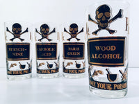 Load image into Gallery viewer, Georges Briard Mid-Century Name Your Poison Glasses (Set of 4)
