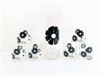 Load image into Gallery viewer, Colony Signed Mid-Century Black and White Moon Flower 8-Piece Set
