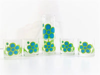 Load image into Gallery viewer, Colony Signed Mid-Century Peony 7-Piece Bar Set
