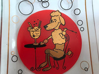 Load image into Gallery viewer, Vintage Mid-Century Cartoon Dog Appetizer Plate Set (Set of 4)
