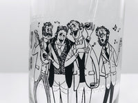 Load image into Gallery viewer, Mid-Century Friendly Foursome Martini Pitcher and Stir
