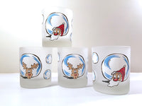 Load image into Gallery viewer, Dartington Crystal Christmas Double Old Fashion Glasses (Set of 4)
