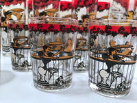 Load image into Gallery viewer, Hazel Atlas Gay 90&#39;s 20-Piece Cocktail Bar Set
