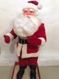 Load image into Gallery viewer, Harold Gale Large Santa 7-Up Display In Chimney
