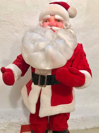 Load image into Gallery viewer, Harold Gale Large Santa 7-Up Display In Chimney
