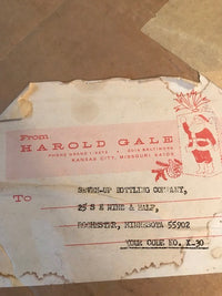 Load image into Gallery viewer, Harold Gale Large Santa 7-Up Display In Chimney
