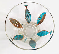 Load image into Gallery viewer, Fred Press Signed Mid-Century Fish Double Old Fashion Glass - Single
