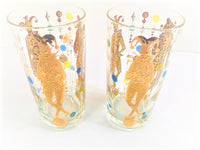 Load image into Gallery viewer, Culver Mid-Century Mardi Gras Jester Highball Glasses (Set of 2)
