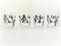 Load image into Gallery viewer, Vintage Sporty Penguin Double Old Fashion Glasses (Set of 4)
