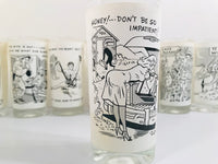 Load image into Gallery viewer, Starlyte Black and White Risqué Glasses (Set of 8)
