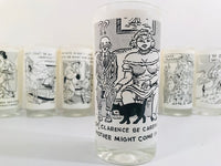 Load image into Gallery viewer, Starlyte Black and White Risqué Glasses (Set of 8)
