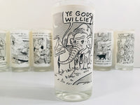 Load image into Gallery viewer, Starlyte Black and White Risqué Glasses (Set of 8)
