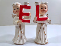 Load image into Gallery viewer, Commodore Heavenly Noel Angels Candle Holder
