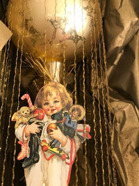 Load image into Gallery viewer, Department 56 Vintage Heirloom Hand Blown Christmas Angel &amp; Child (Set of 2)
