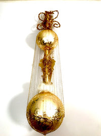 Load image into Gallery viewer, Department 56 Vintage Heirloom Hand Blown Christmas Angel &amp; Child (Set of 2)
