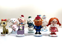 Load image into Gallery viewer, Rudolph The Red-Nosed Reindeer Character Bobble Head Set of 7
