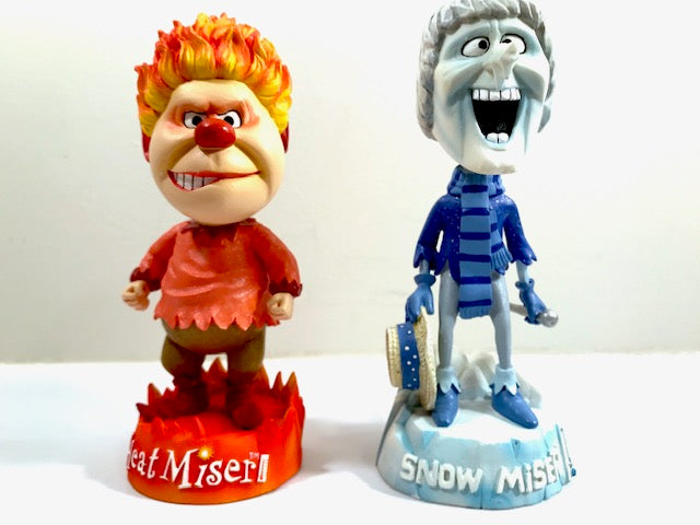 The Year Without A Santa Claus Heat Miser and Snow Miser Bobble Heads (Set of 2)