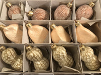 Load image into Gallery viewer, Czech Republic Glass Nut Ornaments (Set of 12)
