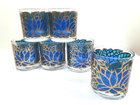 Load image into Gallery viewer, Georges Briard Signed Mid-Century Abstract Mosaic Glasses (Set of 6)
