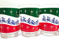 Load image into Gallery viewer, Libbey - Mid-Century Retro Up Up and Away Double Old Fashion Glasses (Set of 6)
