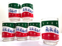 Load image into Gallery viewer, Libbey - Mid-Century Retro Up Up and Away Double Old Fashion Glasses (Set of 6)
