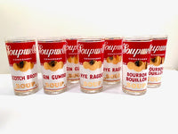 Load image into Gallery viewer, Georges Briard Signed Mid-Century Soupwell Glasses (Set of 7)
