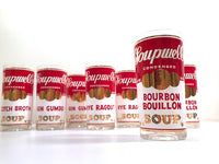 Load image into Gallery viewer, Georges Briard Signed Mid-Century Soupwell Glasses (Set of 7)
