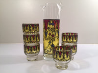 Load image into Gallery viewer, Culver Signed Mid-Century 8-Piece Renaissance Bar Set
