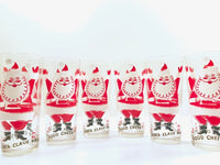 Load image into Gallery viewer, Vintage Santa Claus Brings Good Cheer Glasses (Set of 6)
