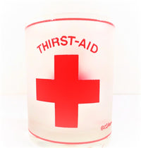 Load image into Gallery viewer, Culver Signed Mid-Century Thirst Aid Double Old Fashion Single Glass
