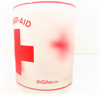 Load image into Gallery viewer, Culver Signed Mid-Century Thirst Aid Double Old Fashion Single Glass
