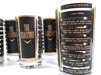 Load image into Gallery viewer, Mid-Century Forecast Glassware The Executive Cocktail Bar Set (Set of 8)
