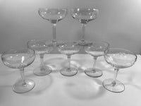 Load image into Gallery viewer, Mid-Century Etched Starburst Champagne Glasses (Set of 6)
