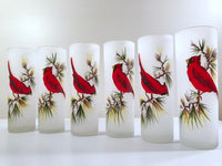 Set on sale of (7) Gay Fad Frosted Glasses