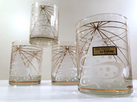 Load image into Gallery viewer, Culver Signed Mid-Century White Trees Double Old Fashion Glasses (Set of 4)
