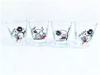 Load image into Gallery viewer, Vintage Bee Happy Shot Glass Set

