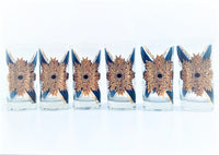 Load image into Gallery viewer, Fred Press Signed Mid-Century Royal Medallion Glasses (Set of 6)
