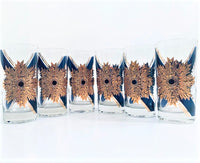 Load image into Gallery viewer, Fred Press Signed Mid-Century Royal Medallion Glasses (Set of 6)
