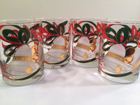 Load image into Gallery viewer, Culver Signed Mid-Century Christmas Bells Glasses (Set of 4)
