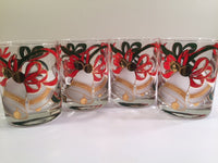 Load image into Gallery viewer, Culver Signed Mid-Century Christmas Bells Glasses (Set of 4)
